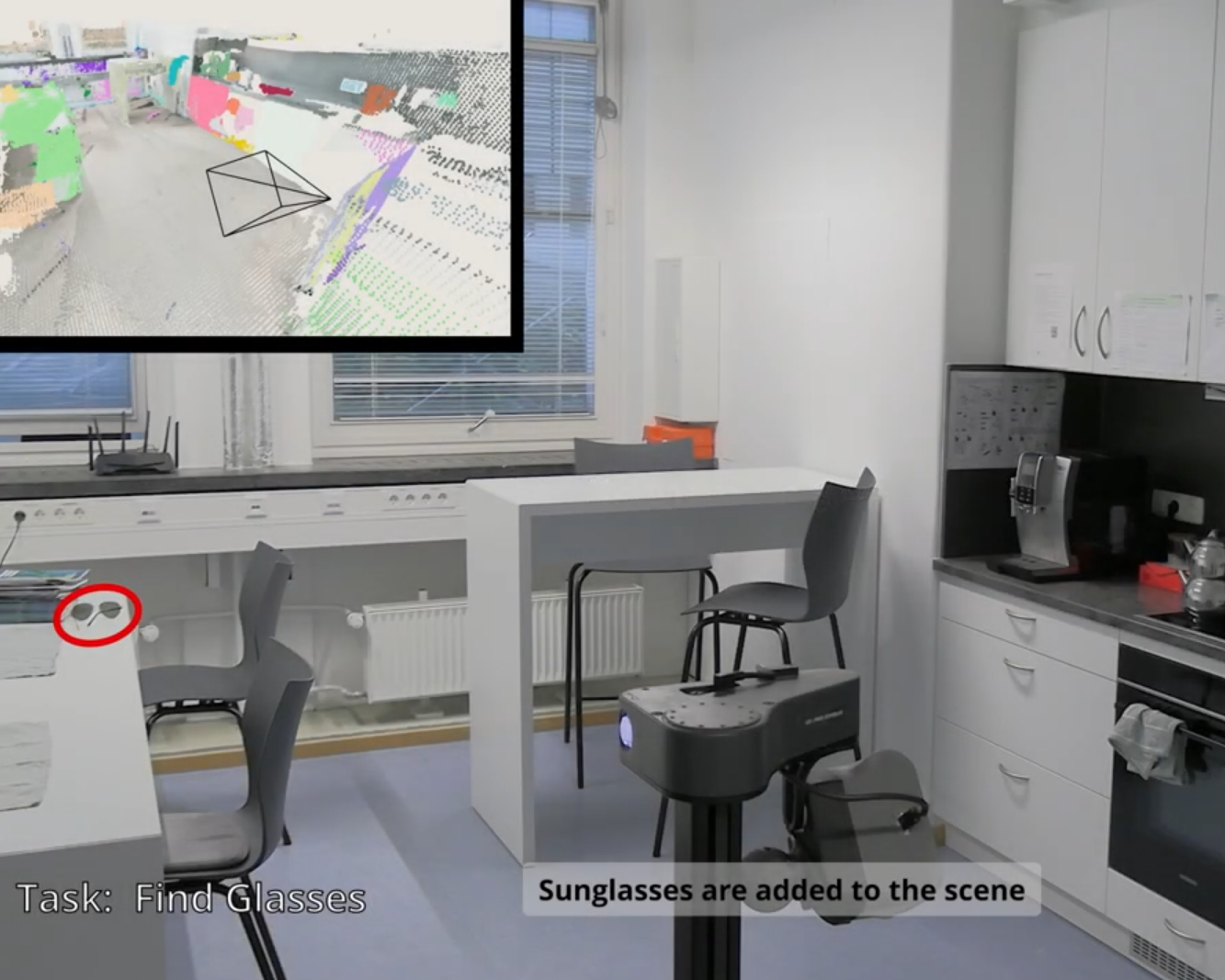 Where Did I Leave My Glasses? Open-Vocabulary Semantic Exploration in Real-World Semi-Static Environments